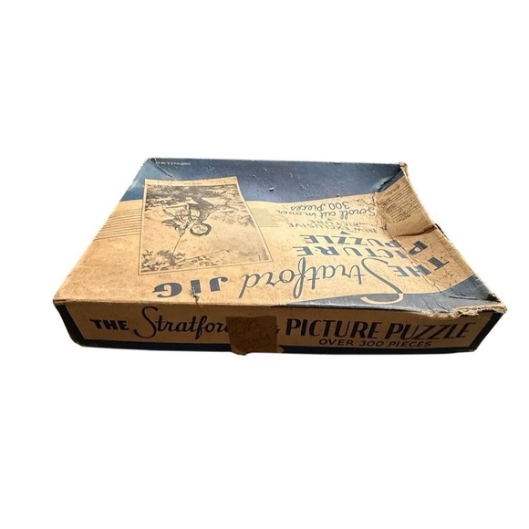 Vintage Stratford Jig Picture Puzzle by Ceaco‎ 1940's "This or those" - Picture 8 of 9